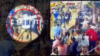 Hombre agarra a golpes a una mujer durante carnaval; dice ser familiar de Xóchitl Flores. C4 en Alerta, 04 de mayo 2026
