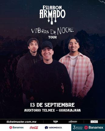 Eslabón Armado se presentará en el Auditorio Telmex como parte de la gira que realizan en el país. |