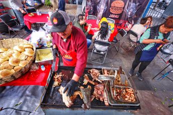 El cocodrilo preparado a las brasas fue marinado y cocinado con técnicas similares a las del cerdo o pollo / Melanie Torres