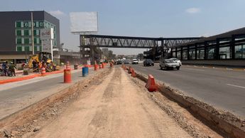 A marchas forzadas es como trabaja la Secretaria de Infraestructura y Obra Pública en Carretera a Chapala | Roberto Hurtado
