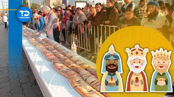 La Macro Rosca de Reyes será partida en La Macroplaza en Monterrey. | Especial
