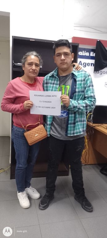 Eduardo Lerma Nito se encuentra con su familia desde el pasado 21 de octubre de 2024