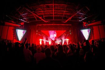 Escenario del concierto de Arcángel. | Cortesía