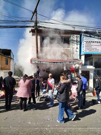 Explosión en local de pirotecnia de Villa Victoria, Edomex