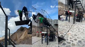 Molesta, pero más asustada, tras dicha experiencia, Alessia publicó un mensaje tras el accidente en SLP