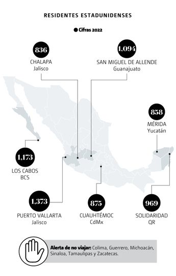 Estadounidenses en México. | Especial