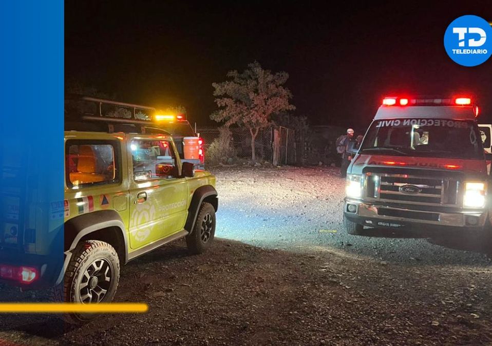 Rescatan a hombre que presentó malestares tras subir a un cerro en García, Nuevo León. | Especial