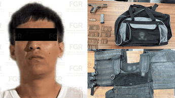 Vinculan a proceso a hombre detenido por portación de armas en Monterrey