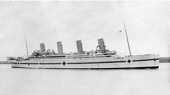 Así lucía el HMHS Britannic, el transatlántico hospital gemelo del Titanic que terminó hundido en 1916 frente a Grecia | Britannica