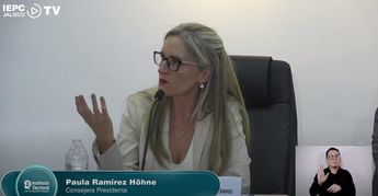 Paula Ramírez Höhne Consejera Presidenta del IEPC Jalisco