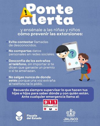 Una de las recomendaciones del Gobierno de Jalisco para los niños y niñas que usan el celular | Secretaría de Eduación Jalisco vía X
