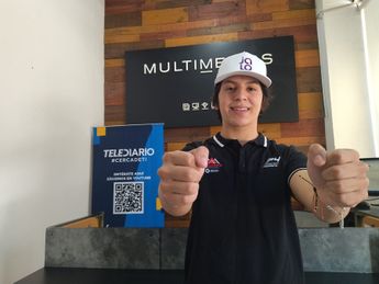 "Realmente disfruto de Puebla, de los fans, todos han sido asombrosos", comentó Helio Meza por su carrera en Amozoc / Jaime Zambrano