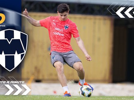 Alfonso Alvarado en la pretemporada de Rayados
