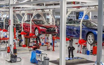 Fabricación de autos Tesla. | Especial