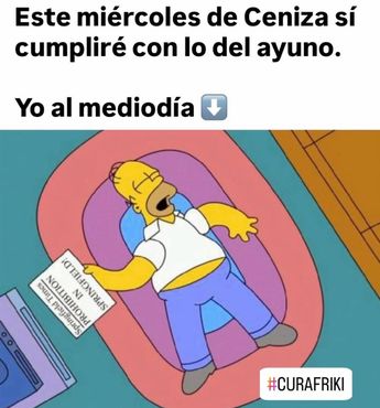 Humor para los que deciden cumplir el ayuno el Miércoles de Ceniza. | Tony Express vía Facebook.