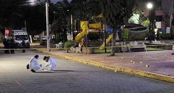 En el lugar de los hechos se registró un gran número de casquillos percutidos / Jesús Zavala