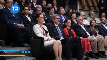 Claudia Sheinbaum en el TEPJF/Jannete López Ponce.
