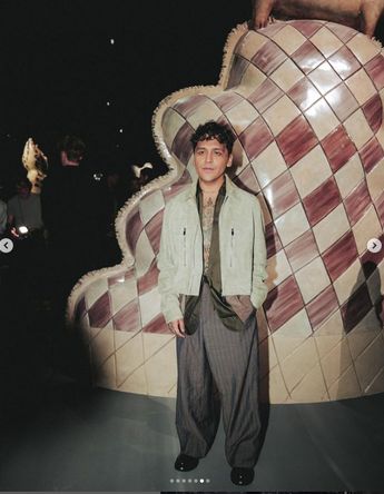 Christian Nodal en la Semana Moda en París con nuevo look | Especial