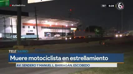 Muere motociclista tras impactarse contra señalamiento en avenida Sendero 