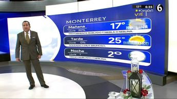 Pronóstico del tiempo para Monterrey, con Abimael Salas - 09 de diciembre de 2022