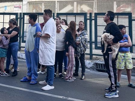 Sin importar la actividad que estén haciendo, los mexicanos bajan hacia las calles al escuchar la Alerta Sísmica | Cuartoscuro