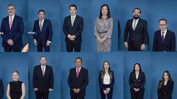 Ellos son algunos de los integrantes del gabinete de Adrián de la Garza. | Especial