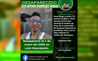 Luis Antonio Rodríguez, desaparecido en León