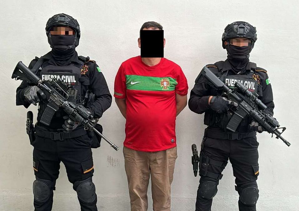 Autoridades estatales realizaron la detención de Edgar “N” de 44 años. | Cortesía