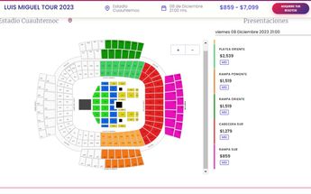 Luis Miguel Tour 2023 Puebla