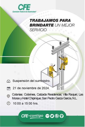 Los cortes de luz fueron anunciados a través de un comunicado. | Especial