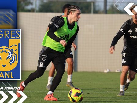 Marcelo Flores durante la pretemporada de Tigres en el CET / @TigresOficial
