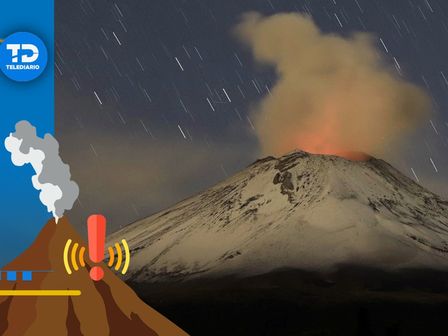 Actividad del volcán Popocatépetl 20 de mayo de 2024 / Cuartoscuro