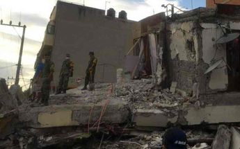 Derrumbe calle Galicia / Archivo Milenio