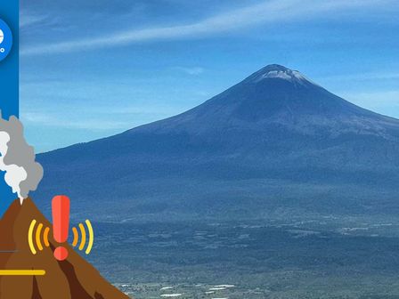 Actividad del volcán Popocatépetl 13 de septiembre | Andrés Lobato