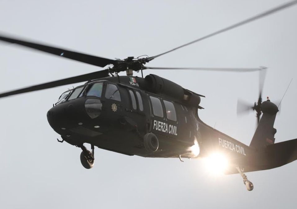 Helicóptero Black Hawk. | Roberto Alanis