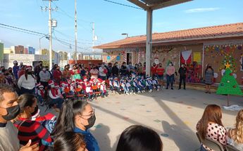 Alumnos del Jardín de Niños Francisca Ríos García