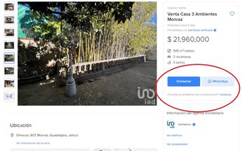 Aquí es donde debes presionar para pedir información directa con el vendedor / TELEDIARIO