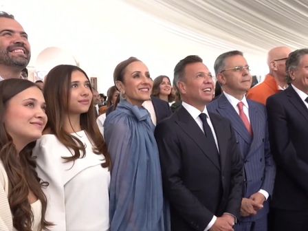 Pablo Lemus estuvo acompañado de diversas figuras de la política a nivel local y nacional. | Dalia Rojas