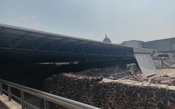 Restauran techo del Templo Mayor en CdMx / Liset González.