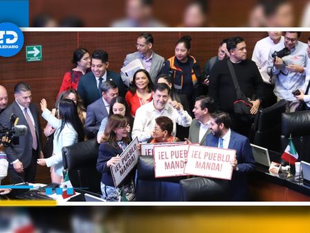 Sheinbaum señaló que la reforma "es un momento de independencia para el país" | Jesús Quintanar