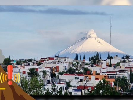 Actividad del Popocatépetl 1 de julio de 2024 / Agencia Es Imagen