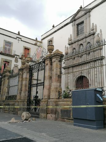 Daño a templo en GDL/ Cortesía