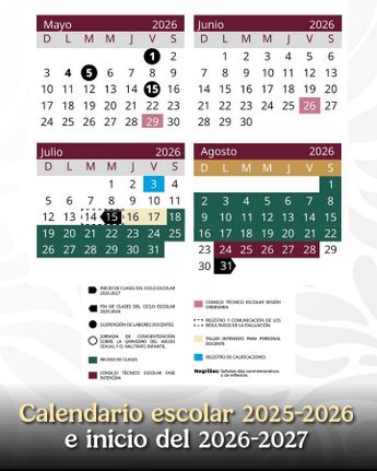 La SEP tuvo que aclarar nuevamente la fecha oficial del fin del ciclo escolar 2025-2026 en sus cuentas oficiales / X: @SEP_mx