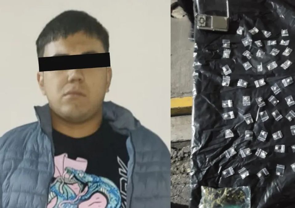 Detienen a joven de 18 años con un arma larga y droga en Monterrey