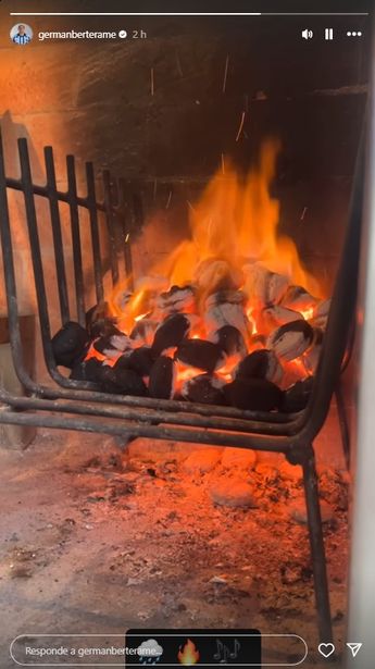 Germán Berterame comparte 'asado' en su cuenta de Instagram