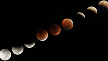 Fases de la luna de sangre o luna roja | Cuartoscuro