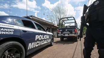Imagen de archivo de policías estatales de Michoacán | Iván Villanueva