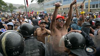 Protestas contra Nicolás Maduro en Venezuela / AFP