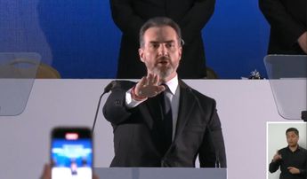 Adrián de la Garza toma protesta como alcalde de Monterrey / Captura de pantalla