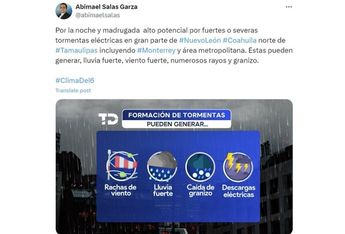 Clima Nuevo León, Coahuila y Tamaulipas